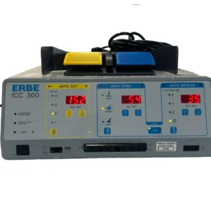 ERBE ICC 300 Electrosurgical Unit w/ ERBE APC 300 Irrigation Pump & Foot Switch